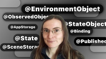 Property wrappers in SwiftUI: How to choose between @EnvironmentObject,  @ObservableObject and more