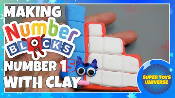 Making Numberblock 15 with Soft Clay
