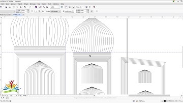 Taj Mahal | Corel Draw x7 | ICS Tutorials | ICS INSTITUTE