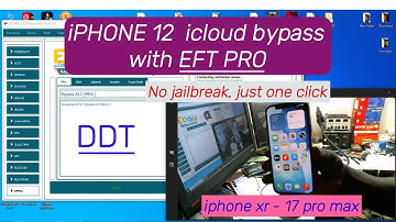 iPhone 12 icloud bypassed with EFT TOOL PRO, just one click [ iphone xr - iphone 17 pro max A12+