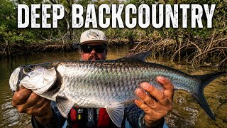 He JUMPED! Hooking Backcountry Tarpon on the Fly!