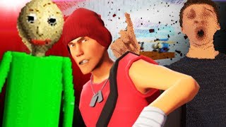 SETTING TRAPS FOR BALDI IN HIS SCHOOL! (Garry's Mod Gameplay Gmod Roleplay) BALDI SURVIVAL!
