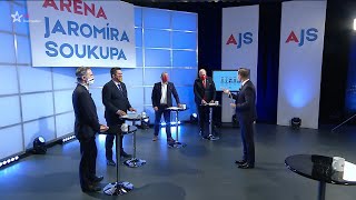 Aréna Jaromíra Soukupa 6.5.2020 / Zdeněk Hřib, Pavel Novotný, Jaroslav Foldyna, Leo Luzar