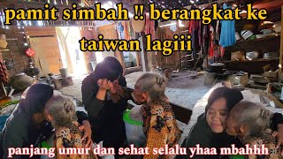 10 TAHUN NGGAK KETEMU MBAH E ‼️ SEKALI NYA KETEMU PAMITAN,  2 MINGGU LAGI AKU BALIK TAIWAN MBAH ,,,