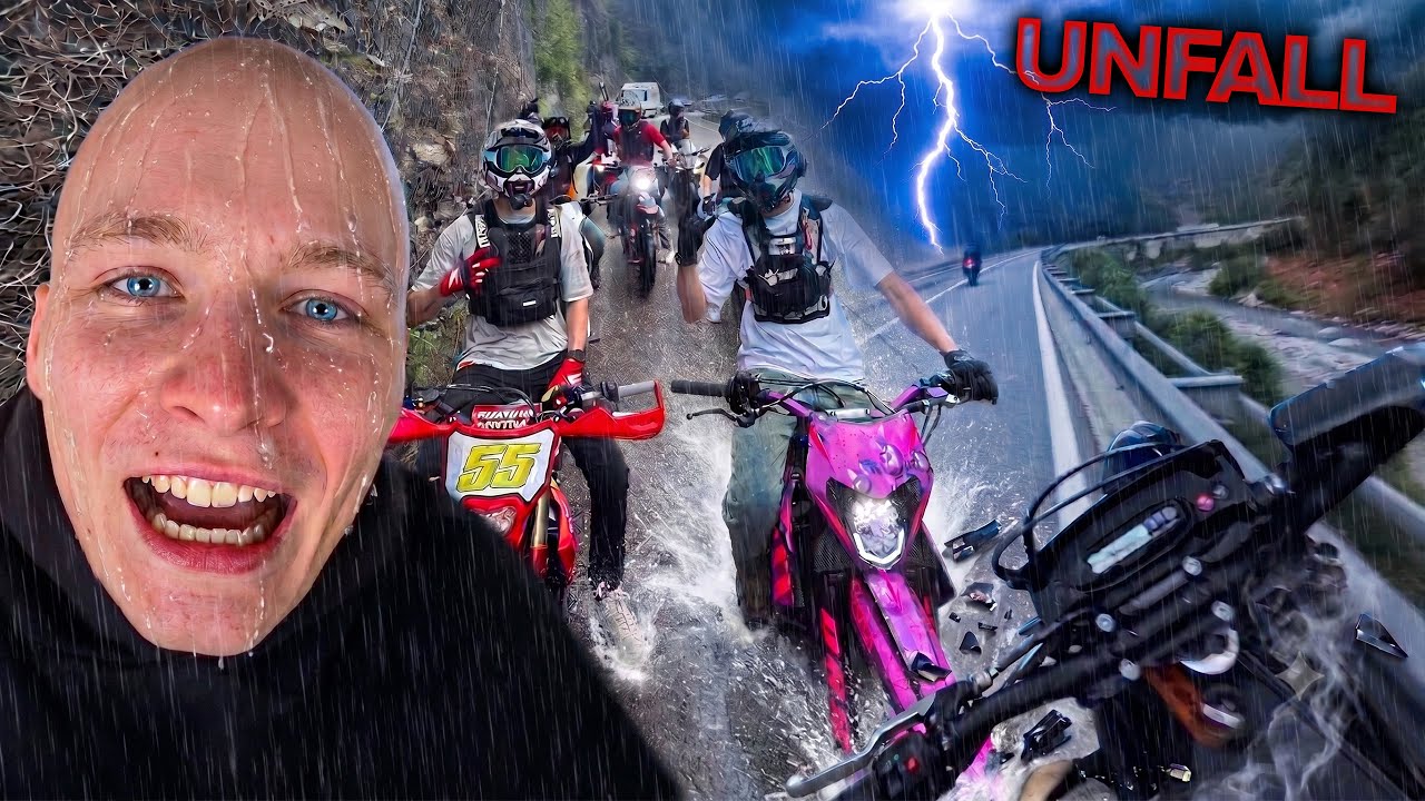 UNFALL, MOTORRAD PROBLEME und mitten IM UNWETTER! REINFALL | Südtirol | Folge 2