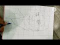 Prakash Vaishnav Sketch! Face Sketch By Grid method @Mehtaa_electricals