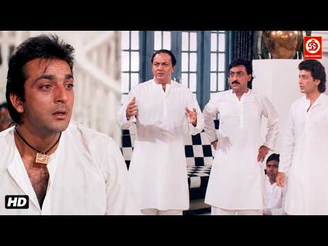 बाप मरने के बाद आगये सब दौलत मांगने साले | Namak | SANJAY DUTT