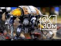 Warhammer 40k Battle Report Chaos Knights VS Imperial Knights. 2000 Points