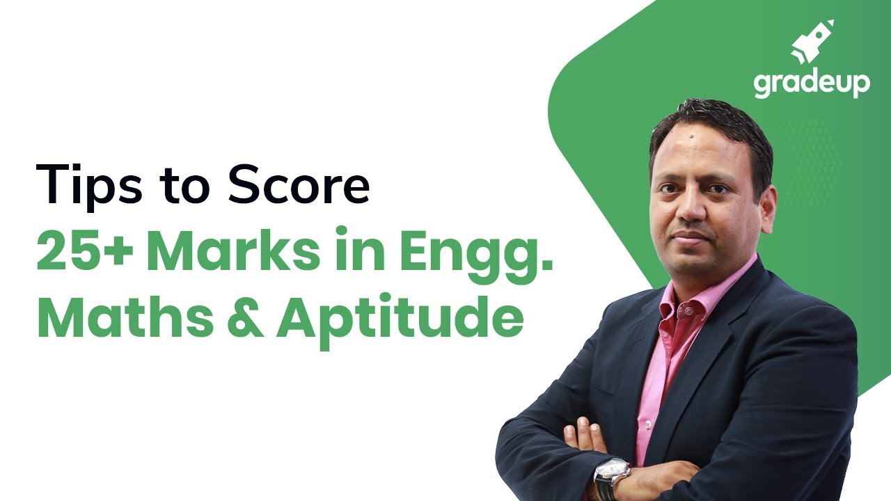 Tips to Score 25+ Marks in Engg. Maths & Aptitude in GATE 2020 - YouTube
