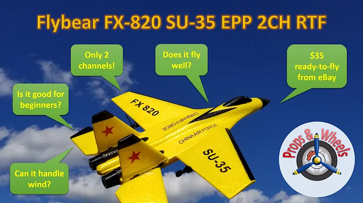 Flybear FX-820 SU-35 EPP 2-Channel RTF Airplane with 2.4GHz Controller