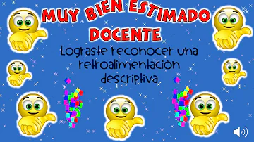 ¿Qué es la retroalimentación descriptiva positiva?