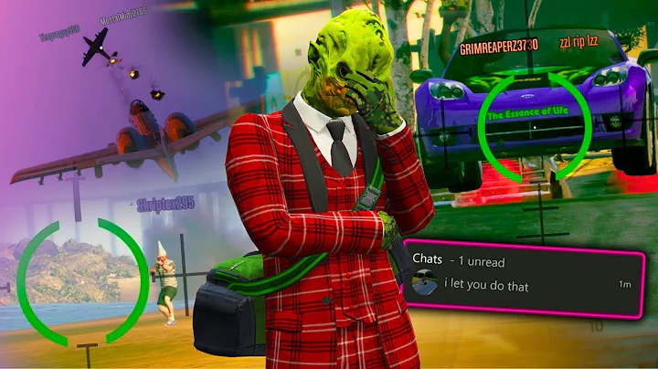 Fighting back against low iQ players in GTA Online