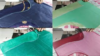 Simple and Easy Blouse Design Back Neck Blouse Design||Blouse Ke Design