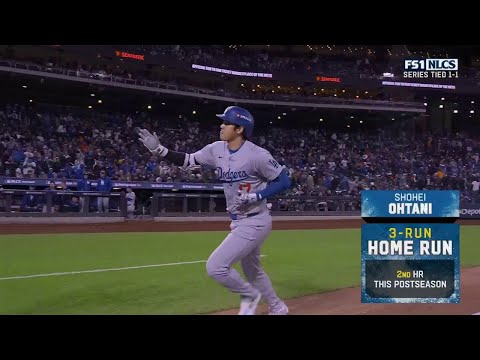 Shohei Ohtani DESTROYS a three-run homer, extending Dodgers' lead to 7-0 over Mets | MLB on FOX