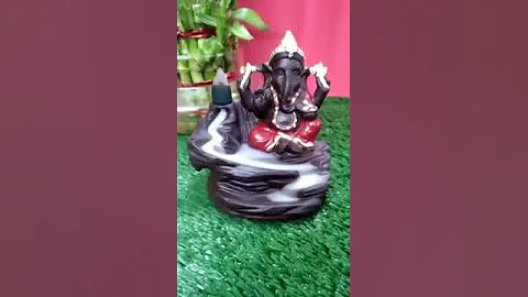 Creative Ganesha Waterfall Incense Burner