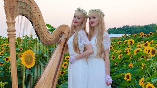 HARP REFLECTIONS - Original Song - Harp Twins, Camille and Kennerly