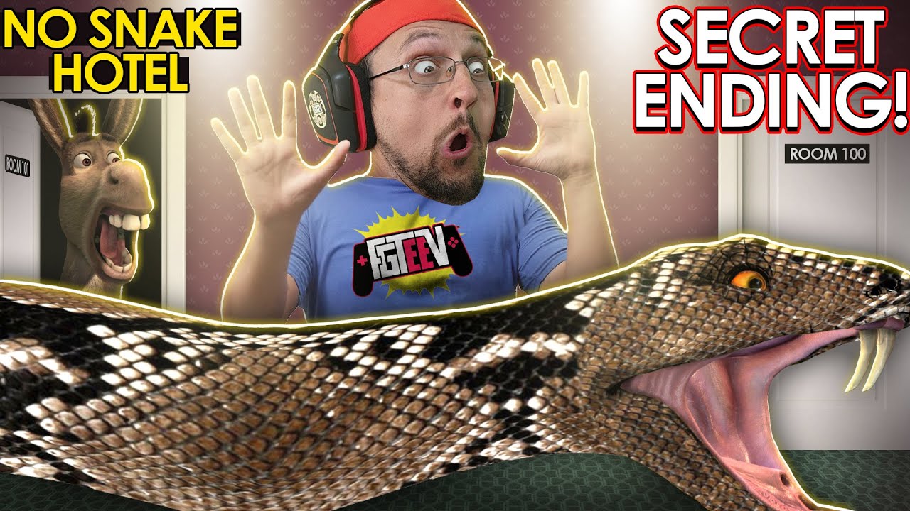 Shrek's Hotel has NO SNAKES... or does it? (feat. FGTeeV Donkey)