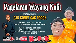 🔴Live Wayang Kulit Ki Galih Arvandi BT KODOK (CAK KOMET CAK DODOK) DS.NGRAHO KEC.NGRAHO BOJONEGORO