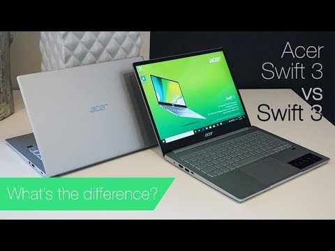 Acer Swift 3 vs Swift 3: Same name, different laptops