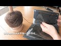 【編み物Vlog】紡ぎ　ゲージを編む