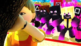 ISY & FLO als ENDERMAN in SQUID GAME?! - Minecraft SQUID GAME screenshot 5