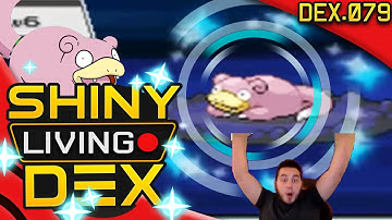 INSANE SHINY SLOWPOKE! FULL ODDS! Live Reaction! Quest For Shiny Living Dex #079 | Pokemon HGSS