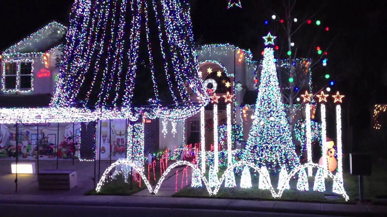 elk grove holiday lights tour