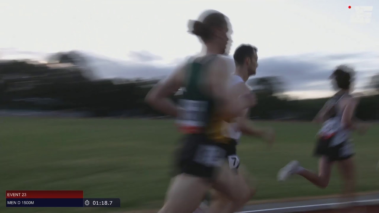 Mens D 1500m: 2019-20 Victorian Milers Club - Meet 2 // aeTV