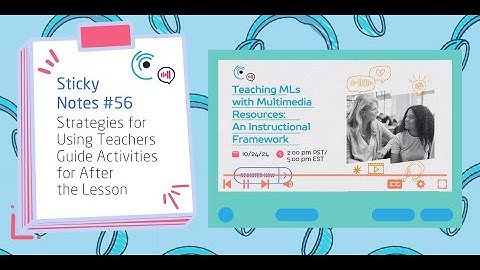 Listenwise Sticky Notes Ep 56: Lingolift Instructional Design & After Activities
