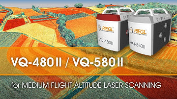 New RIEGL VQ-480II / VQ-580 II Airborne Laser Scanning Systems