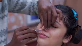 Relaxing Face Massage and Black Head Removal ASMR | Indian Massage