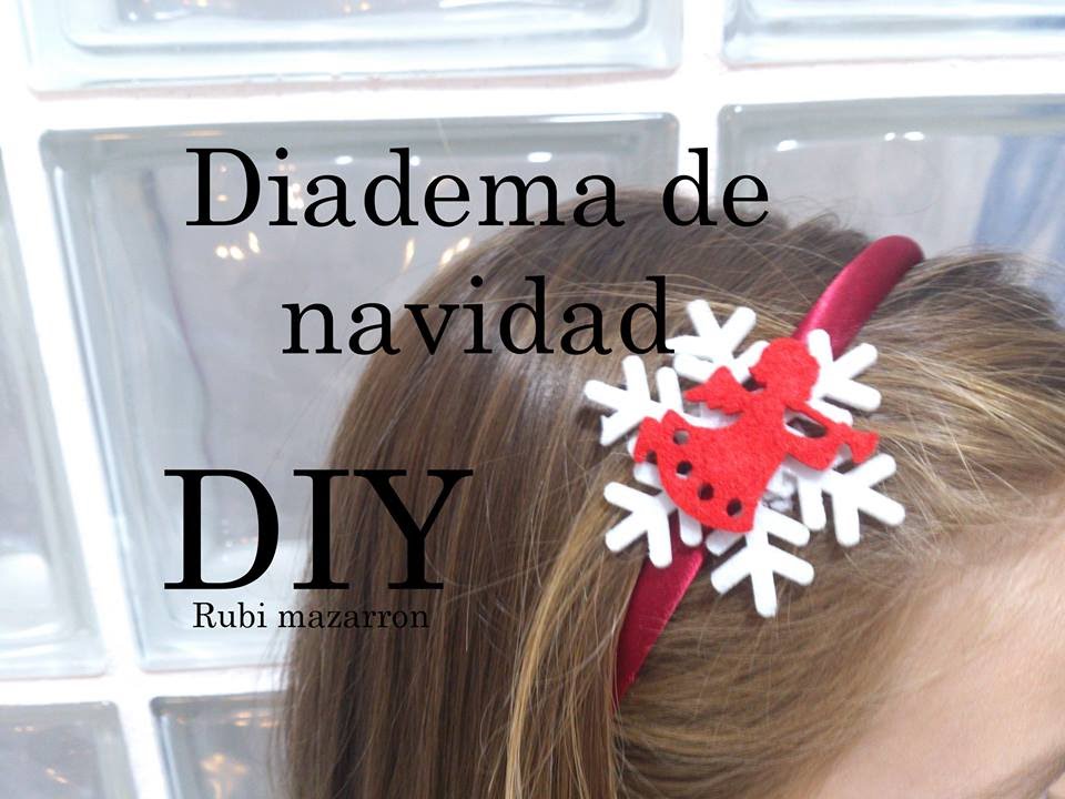 Diadema de navidad muy facil. , YouTube