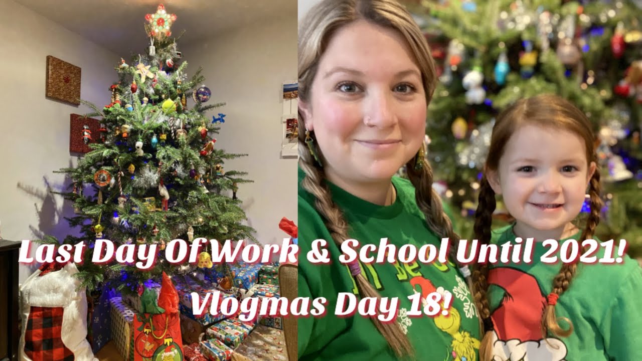 Christmas Vacation Begins! Putting Presents Under The Tree! Vlogmas Day 18!