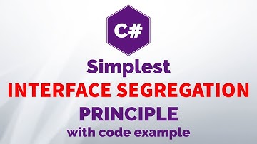 Simplest Interface Segregation Principle with Code Example in C#