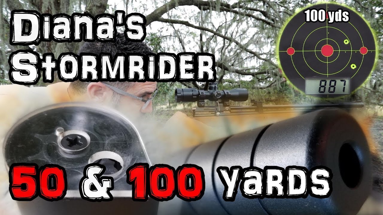 Пневматическая винтовка Diana Stormrider .22 (обзор) + ТЕСТ на точность на 50 и 100 ярдов + ПОЛНЫ...