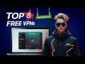 Top 5 Best FREE VPN for PC in 2025 | Safe & Fast VPNs with No Data Limit!