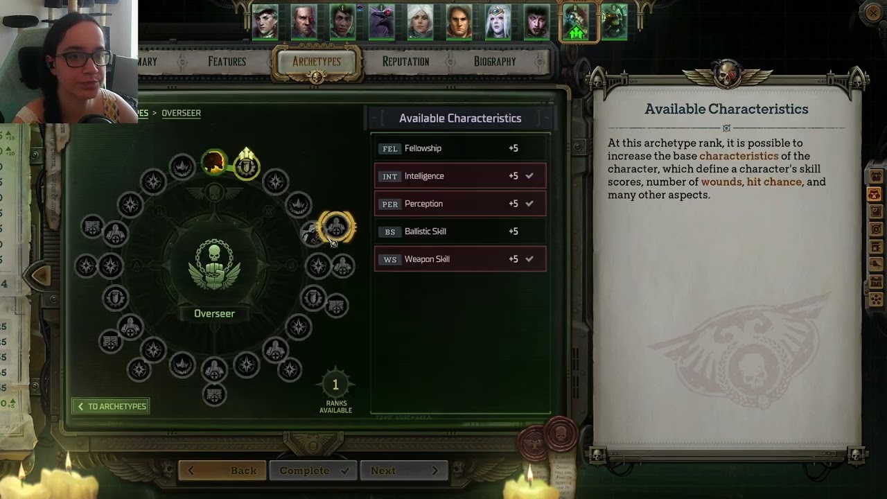 [VOD] Warhammer 40k: Rogue Trader - Chapter 2, Footfall, Fidelo and Opticon 22 (pt6)