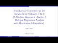 Solutions to problems 16 a modern approach chapter 7  introductory econometrics 29