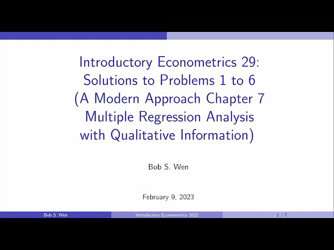 Solutions to Problems 1-6 (A Modern Approach Chapter 7