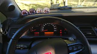 Honda FR-V K24 Turbo Kokpit, uruchomienie i klapy wydechu