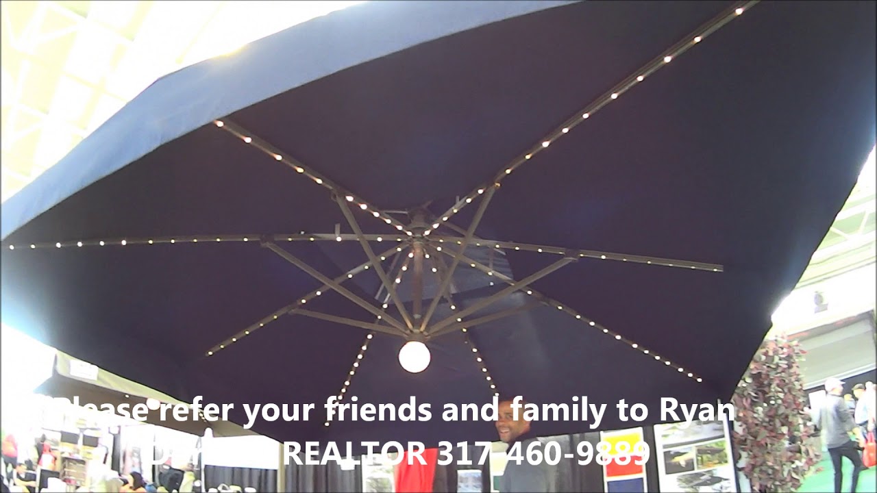 Summer Accents High Quality Patio Umbrellas W Led Lights Youtube