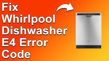 How To Fix The Whirlpool Dishwasher E4 Error Code - Meaning, Causes, & Solutions Canon(Simple Guide)