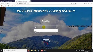 Rice Leaf Diseases Classification Using CNN With Transfer Learning | Python Final Year Project
