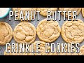 Peanut Butter Crinkle Cookies #shorts