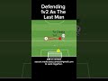 Defending 1v2 As The Last Man #vandijk #liverpoolfc #tottenham
