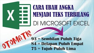 CARA BUAT RUMUS/FUNGSI TERBILANG DI EXCEL 2007, 2010, 2013, 2016, 2019