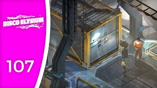 Using Persuasion to open a locked container - Let's Play Disco Elysium #107