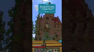 Which one do you prefer? 💡 #minecraft #minecrafttipsandtricks