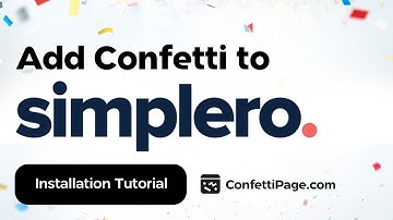 Simplero & ConfettiPage.com 🎉 (Confetti Code installation tutorial)