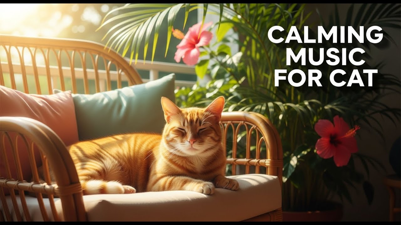 12 Hours of Cat Music for Anxiety Relief : Calming Sounds for Deep Sleep & Insomnia Healing 😻😴